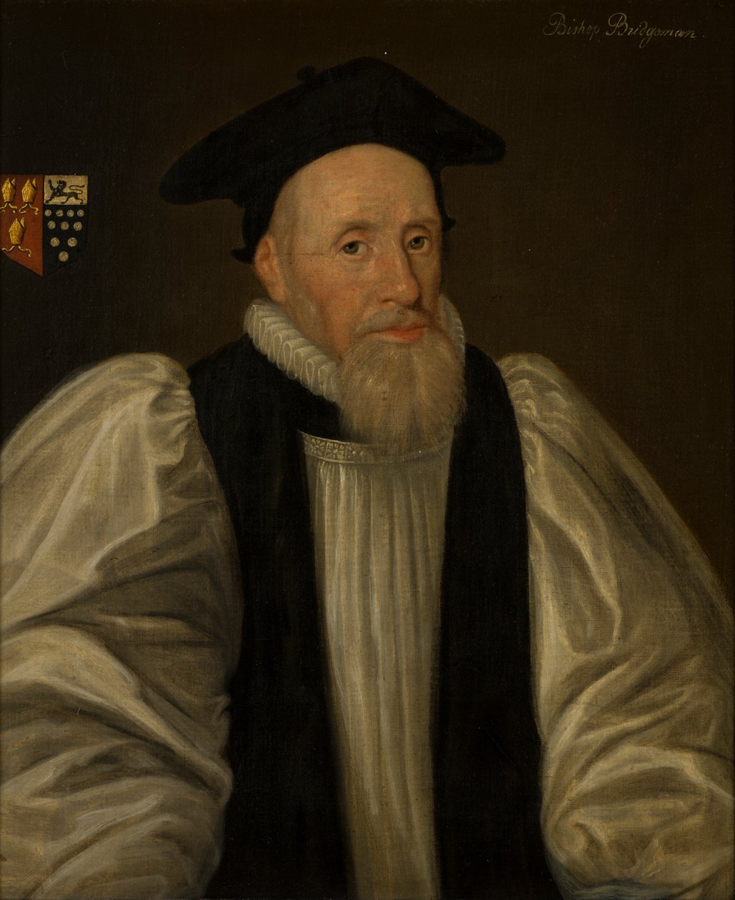 John Bridgeman, Chester püspökének (1577-1652) portréja, 1597-1621 körül (olaj, vászon) alkotó: Paul van (attr.to) Somer
