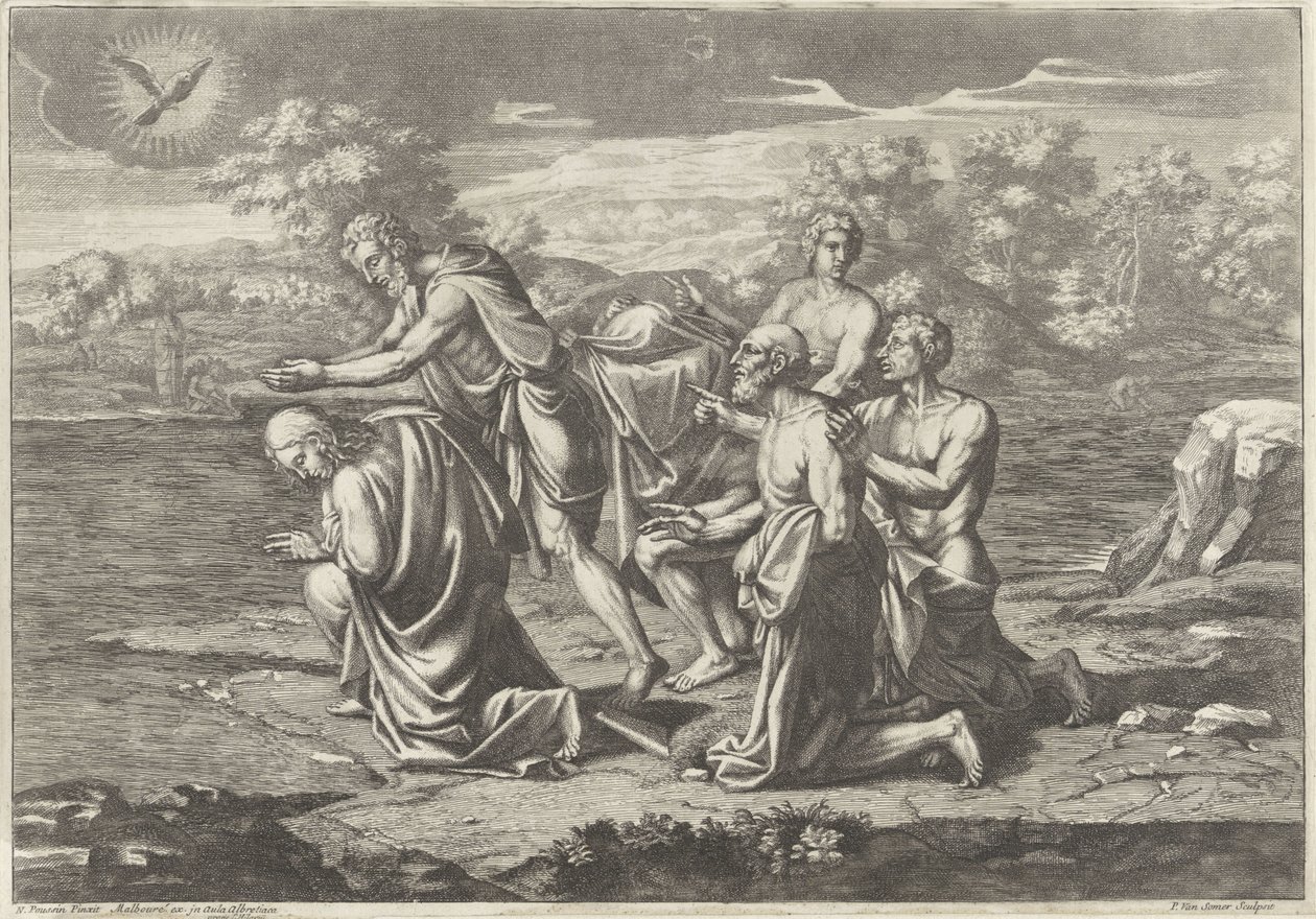 Krisztus keresztsége a Jordánban alkotó: Paul van Somer (II)