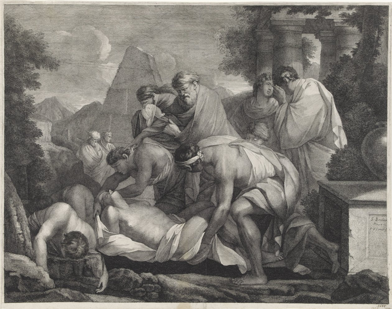 Tobit eltemeti a halottakat alkotó: Paul van Somer (II)