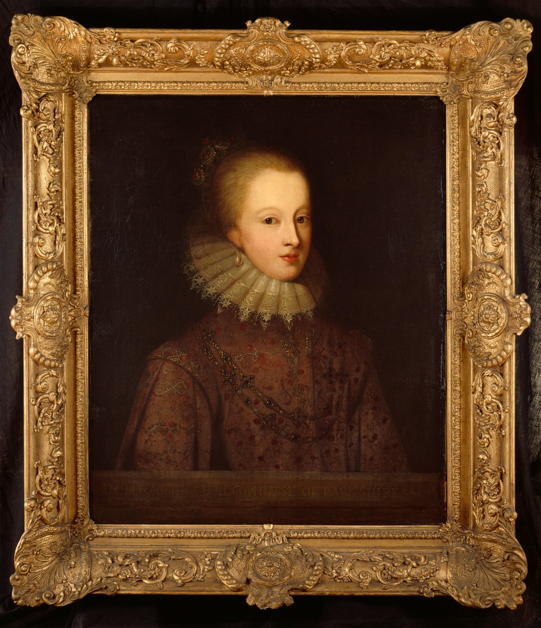 Elizabeth Percy, Berkshire grófnője (olaj, vászon) alkotó: Paul van Somer