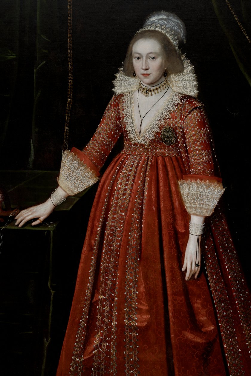 Erzsébet cseh királynő "A tél királynője" (1596-1662) alkotó: Paul van Somer