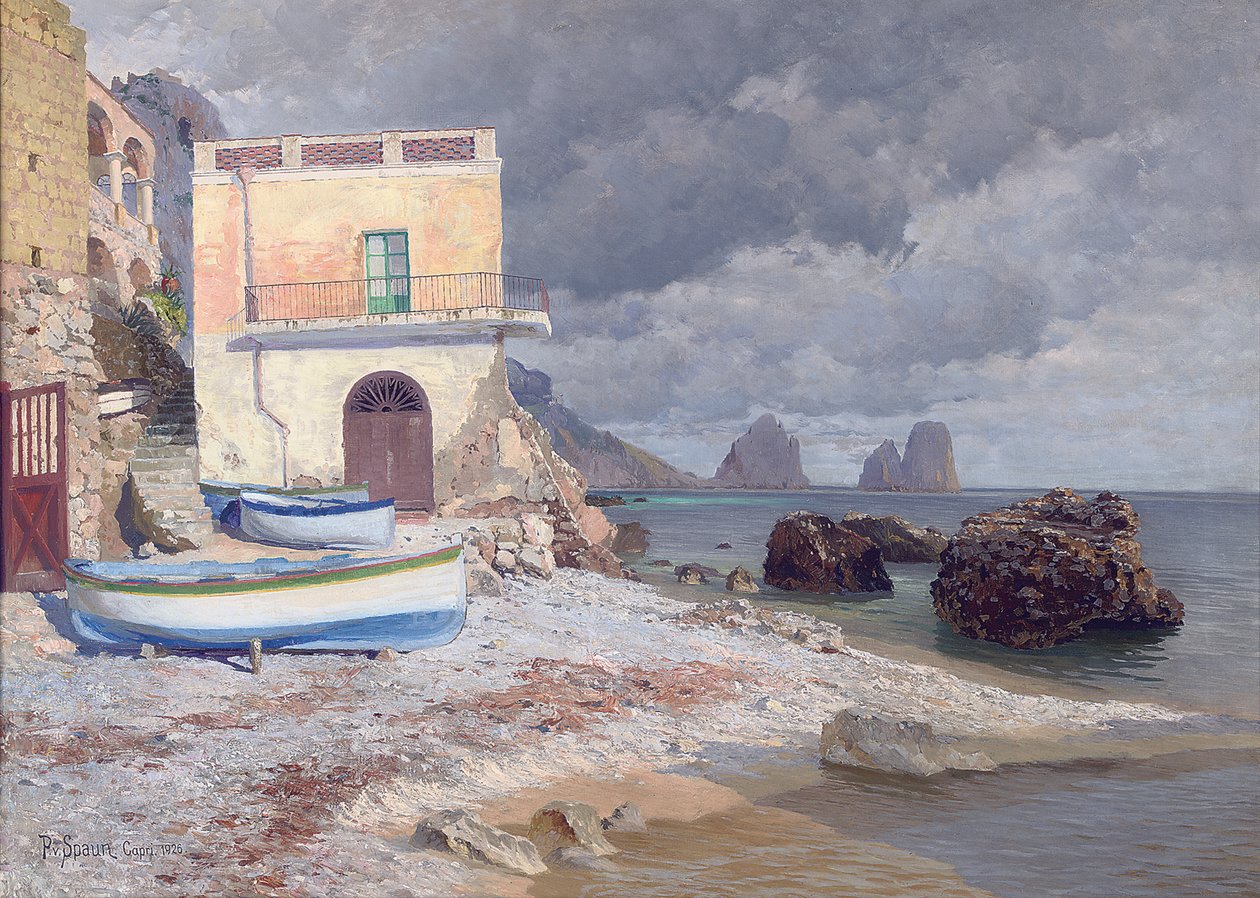 Egy Capri Villa alkotó: Paul von Spaun