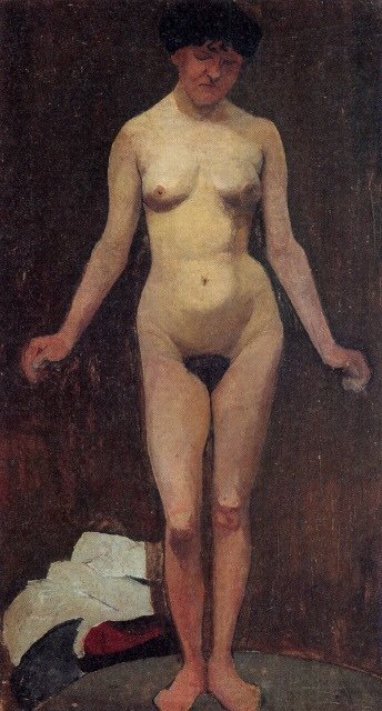Női meztelen forrás alkotó: Paula Modersohn Becker