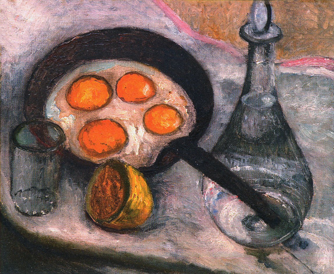 Csendélet tükörtojással alkotó: Paula Modersohn Becker