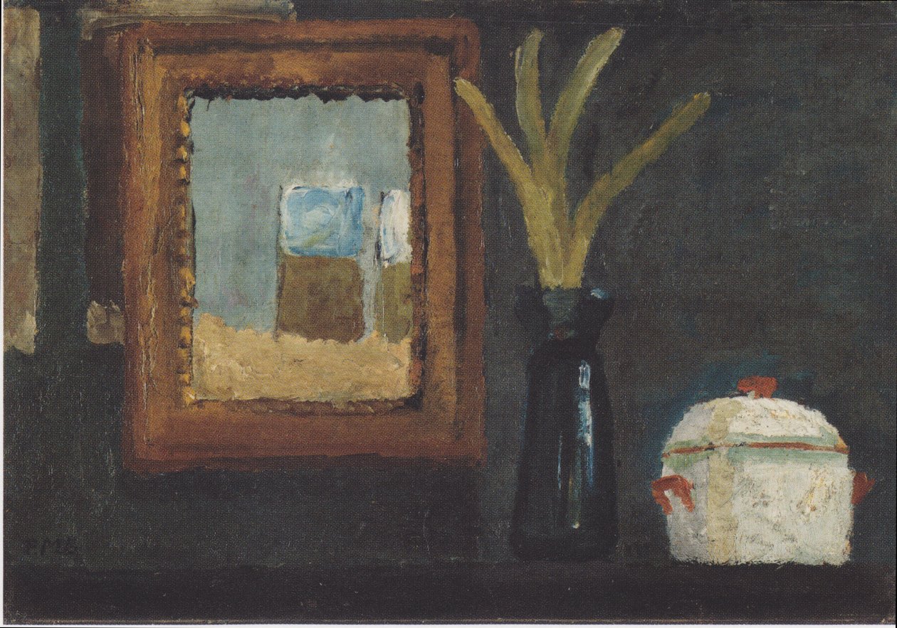 Csendélet cukortartóval és jácinttal egy pohárban alkotó: Paula Modersohn Becker
