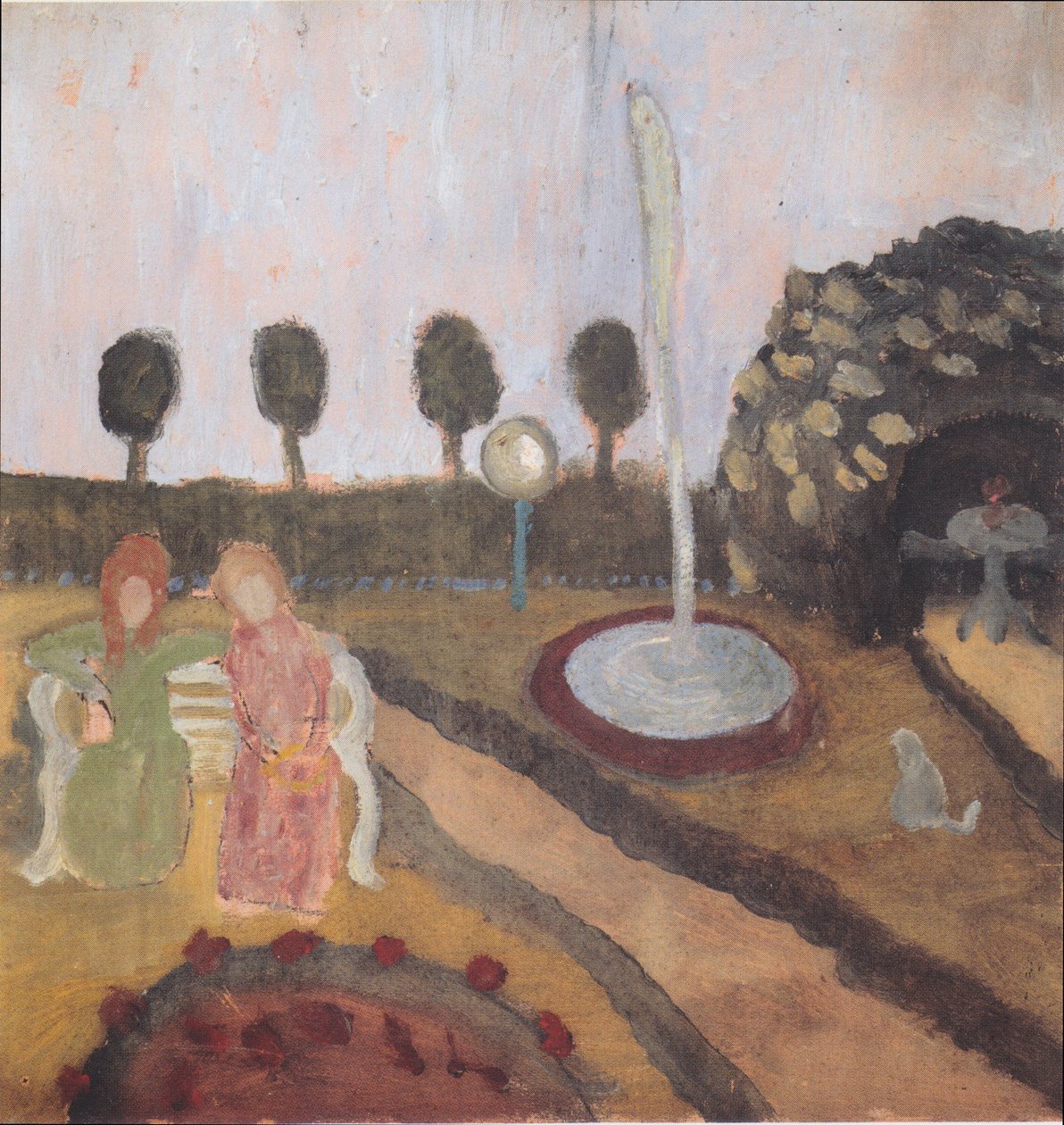 Két nő a kertben, szökőkúttal 1 alkotó: Paula Modersohn Becker