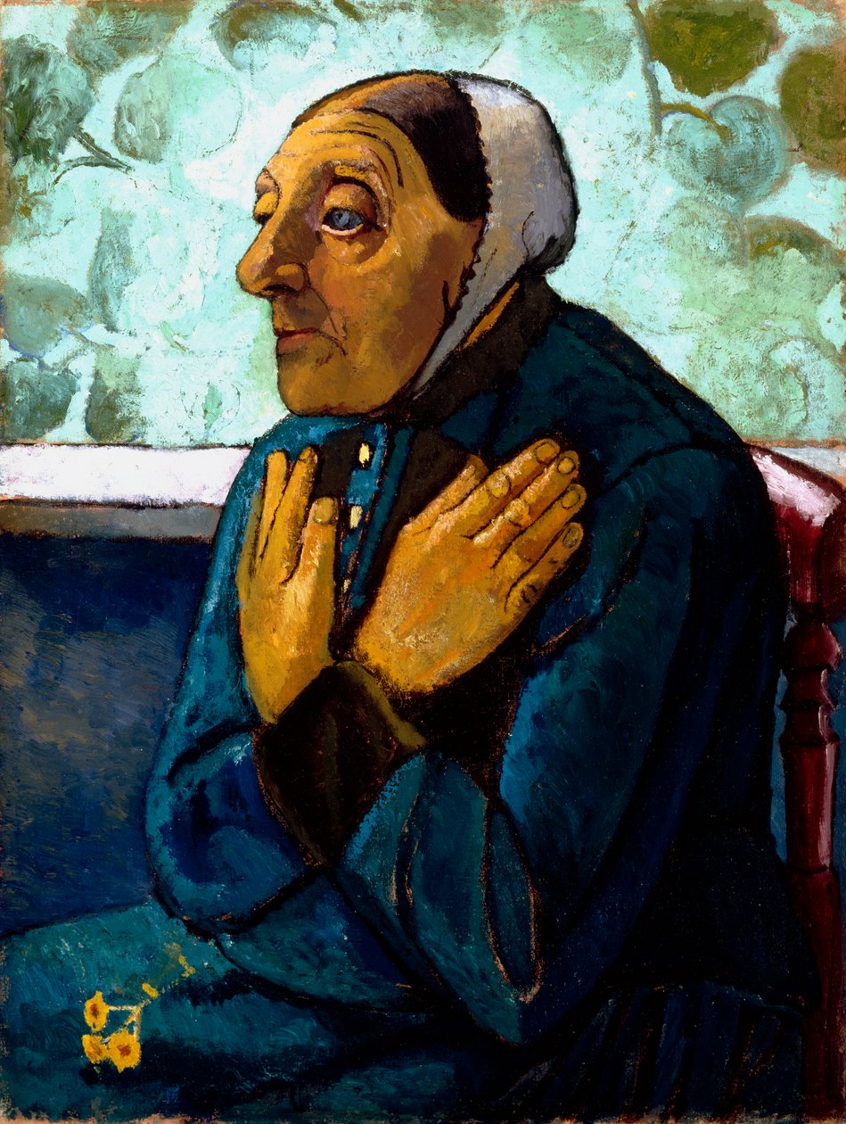 Öreg parasztasszony, 1905 körül alkotó: Paula Modersohn Becker