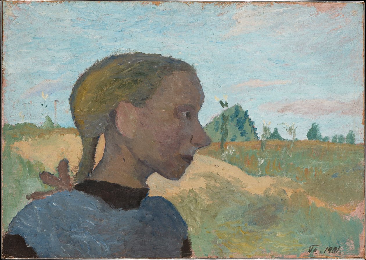 Egy lány portréja alkotó: Paula Modersohn-Becker