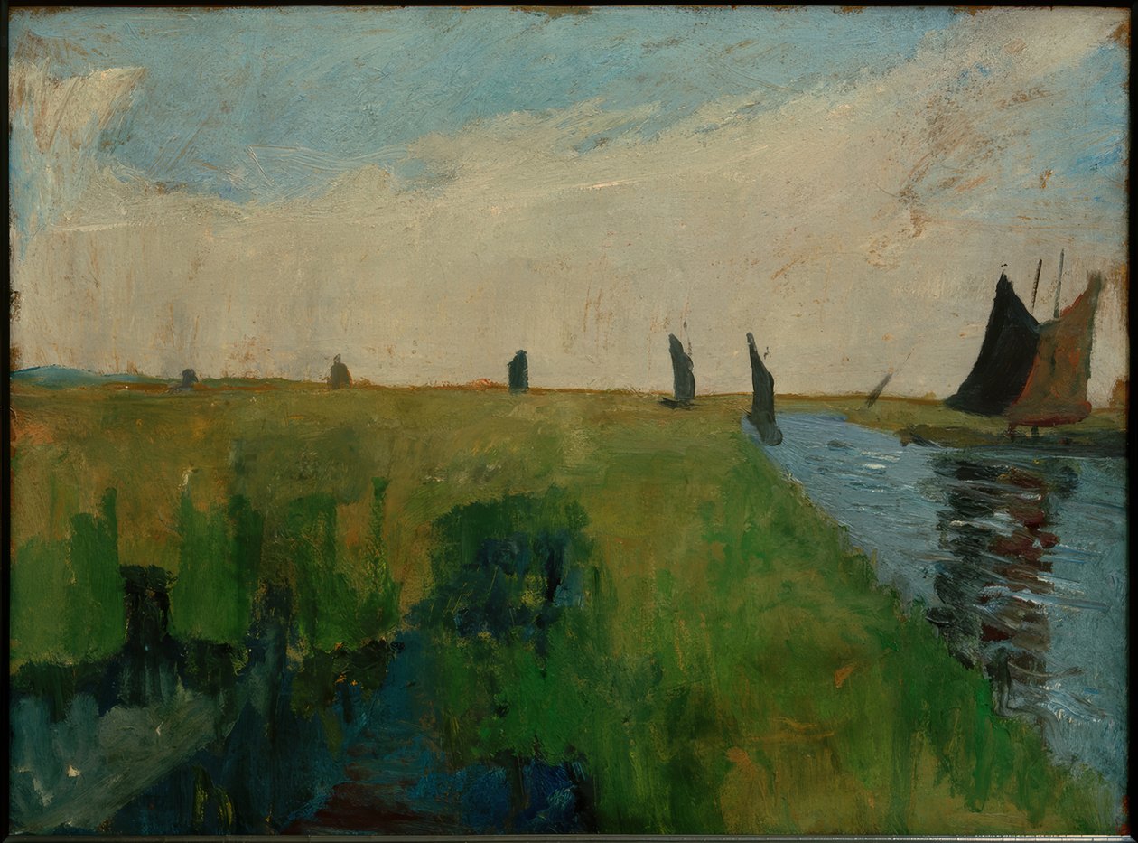 Hamme táj tőzeguszályokkal alkotó: Paula Modersohn Becker