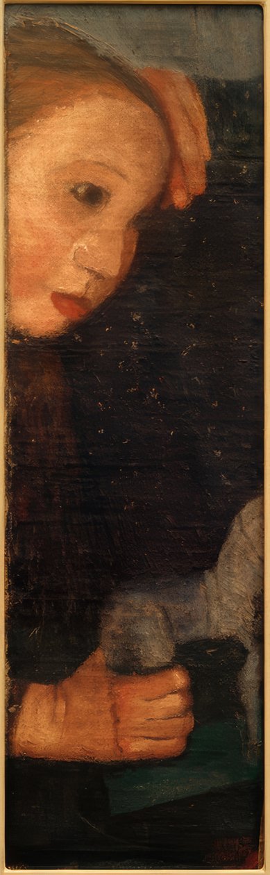 Lány fa lóval alkotó: Paula Modersohn Becker