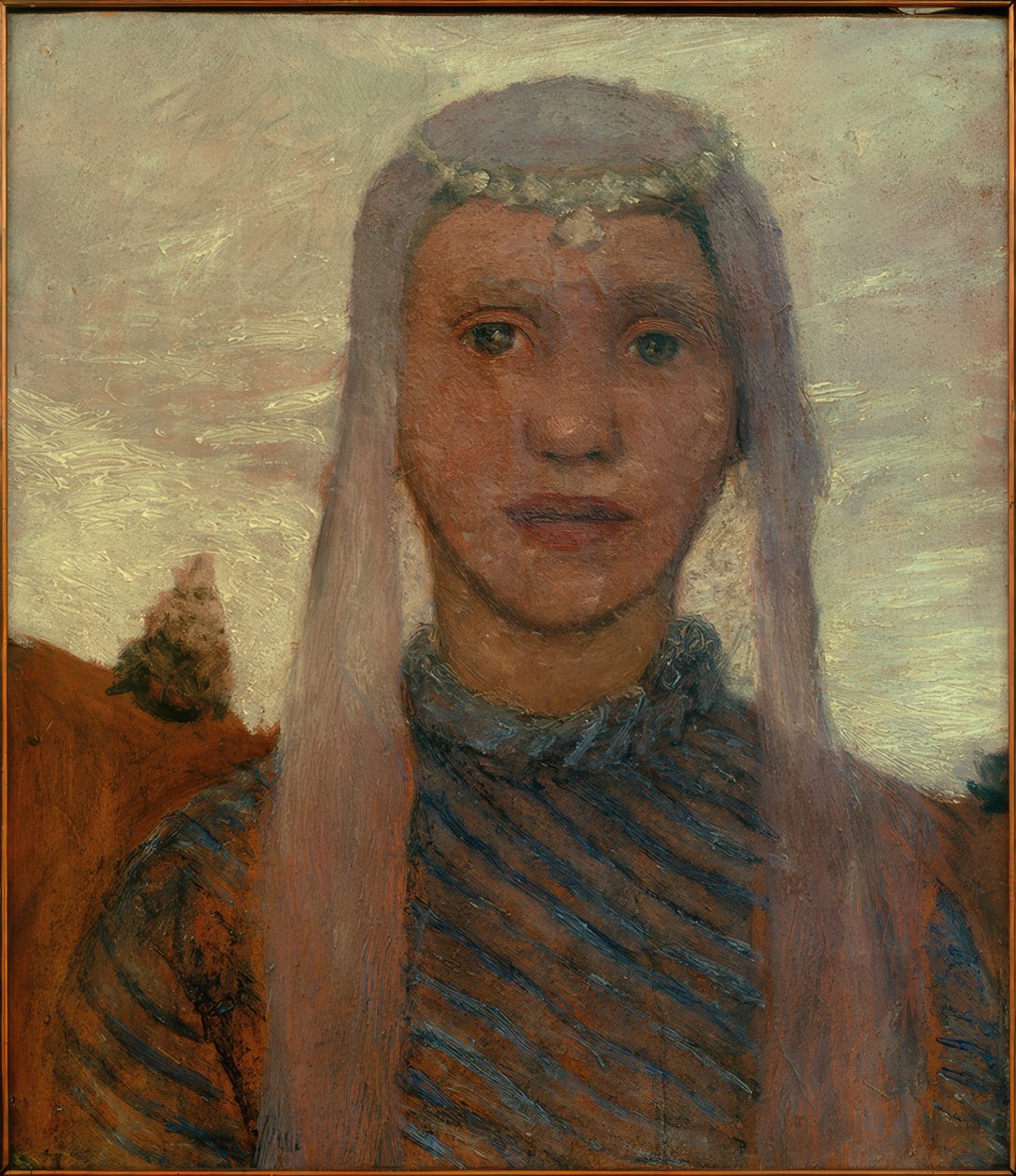 Lány fátyollal alkotó: Paula Modersohn-Becker