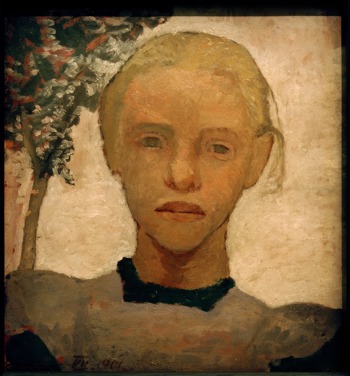 Lány fej alkotó: Paula Modersohn Becker