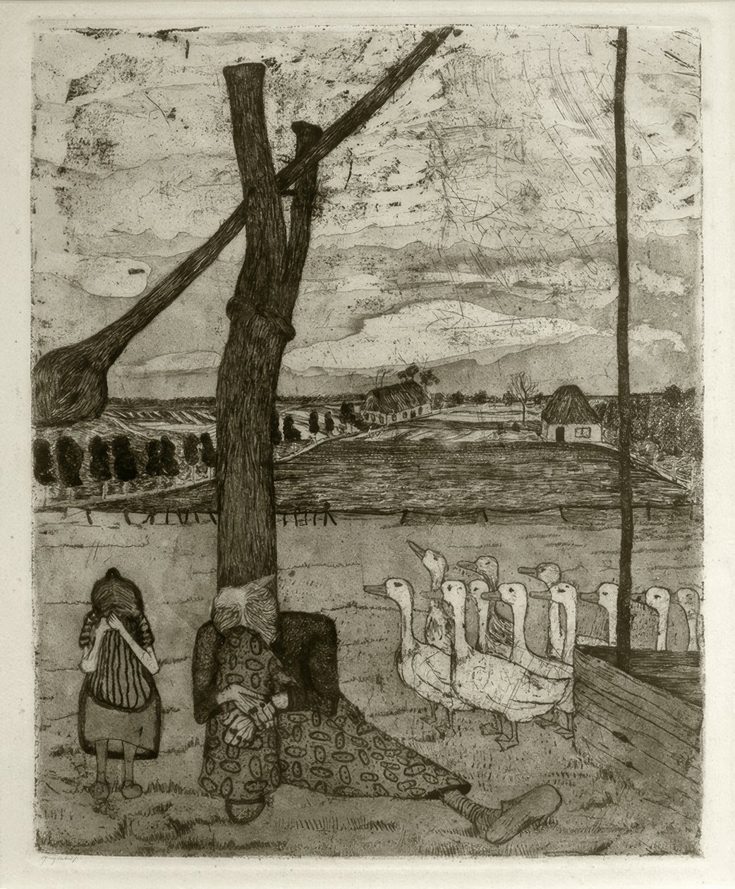 Tündérmese az elveszett libáról alkotó: Paula Modersohn Becker