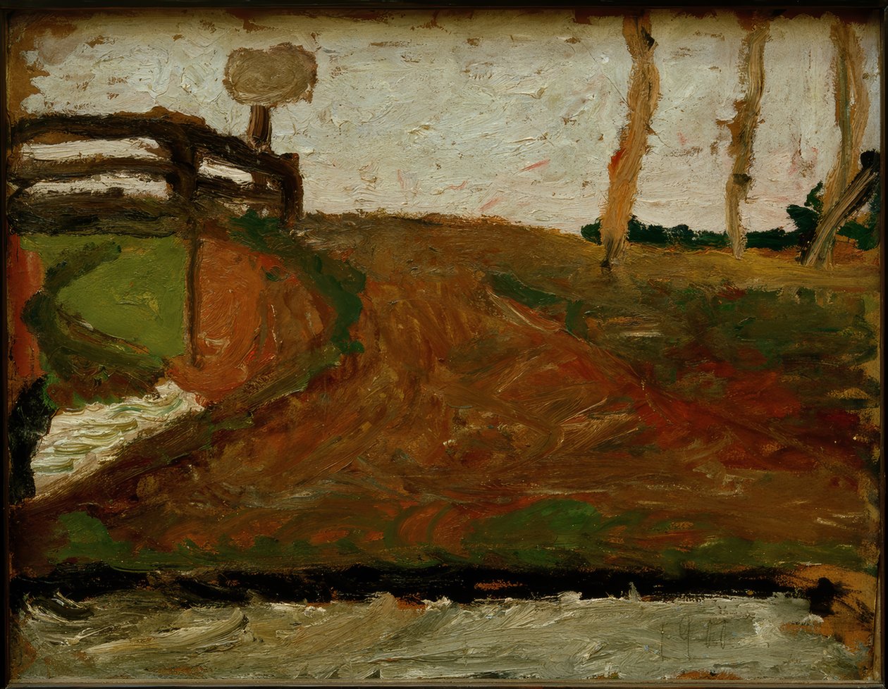 Moor táj híddal alkotó: Paula Modersohn Becker
