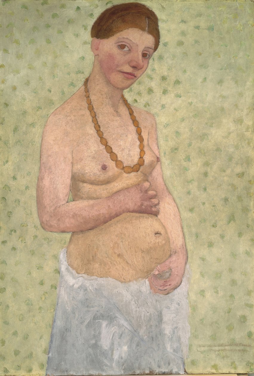 Önarckép a hatodik házassági évfordulón, 1906 alkotó: Paula Modersohn Becker