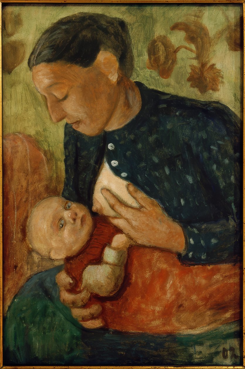 Szoptató anya alkotó: Paula Modersohn Becker