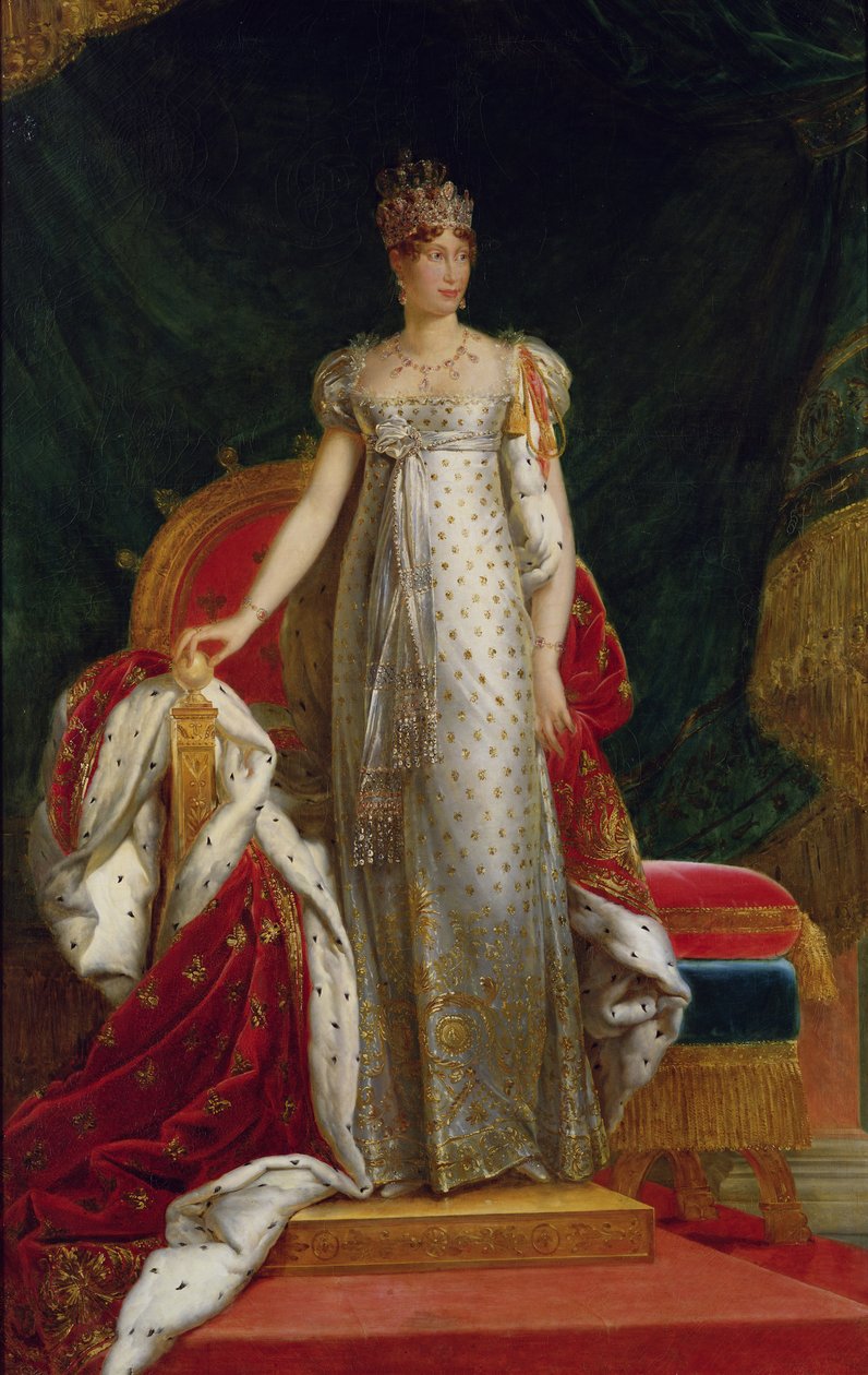 Marie Louise francia császárnő (1791-1847) portréja, Francois Gerard festménye után alkotó: Paulin Jean Baptiste Guerin