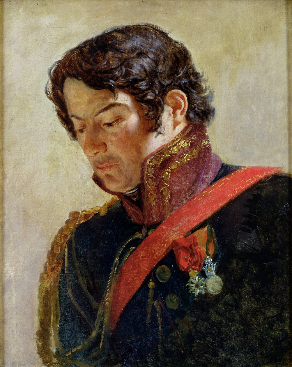 Tanulmány Dominique Larrey báró (1766-1843) portréjához alkotó: Paulin Jean Baptiste Guerin