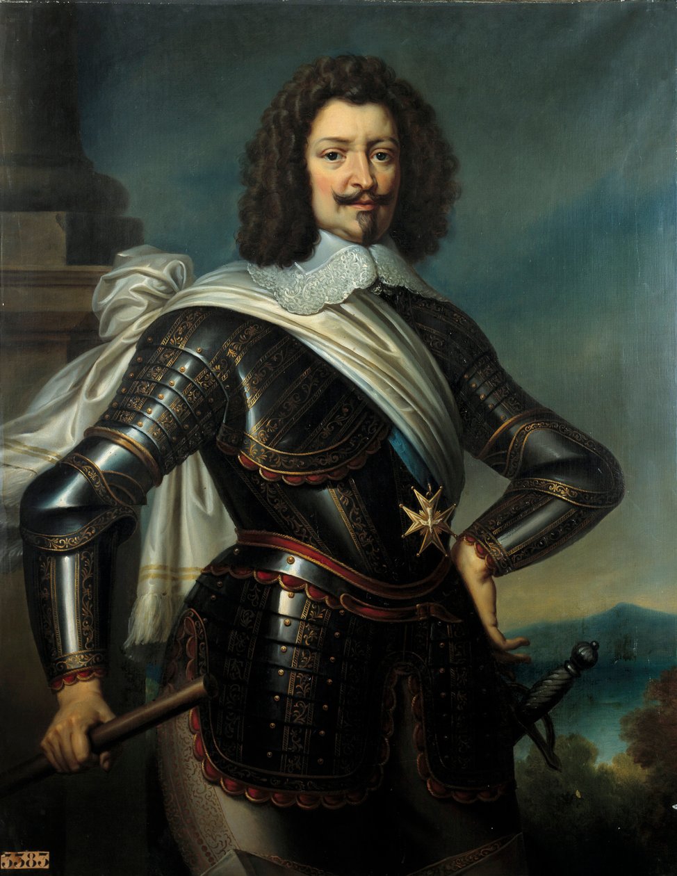 Charles de Lorraine, Joinville hercege, Joyeuse hercege és 4. Guise herceg (1571-1640) Henri de Guise ágyékfia portréja Paulin Guerin (1783-1855) festménye 19. század V. 1,22x0,96 m alkotó: Paulin Jean Baptiste Guerin