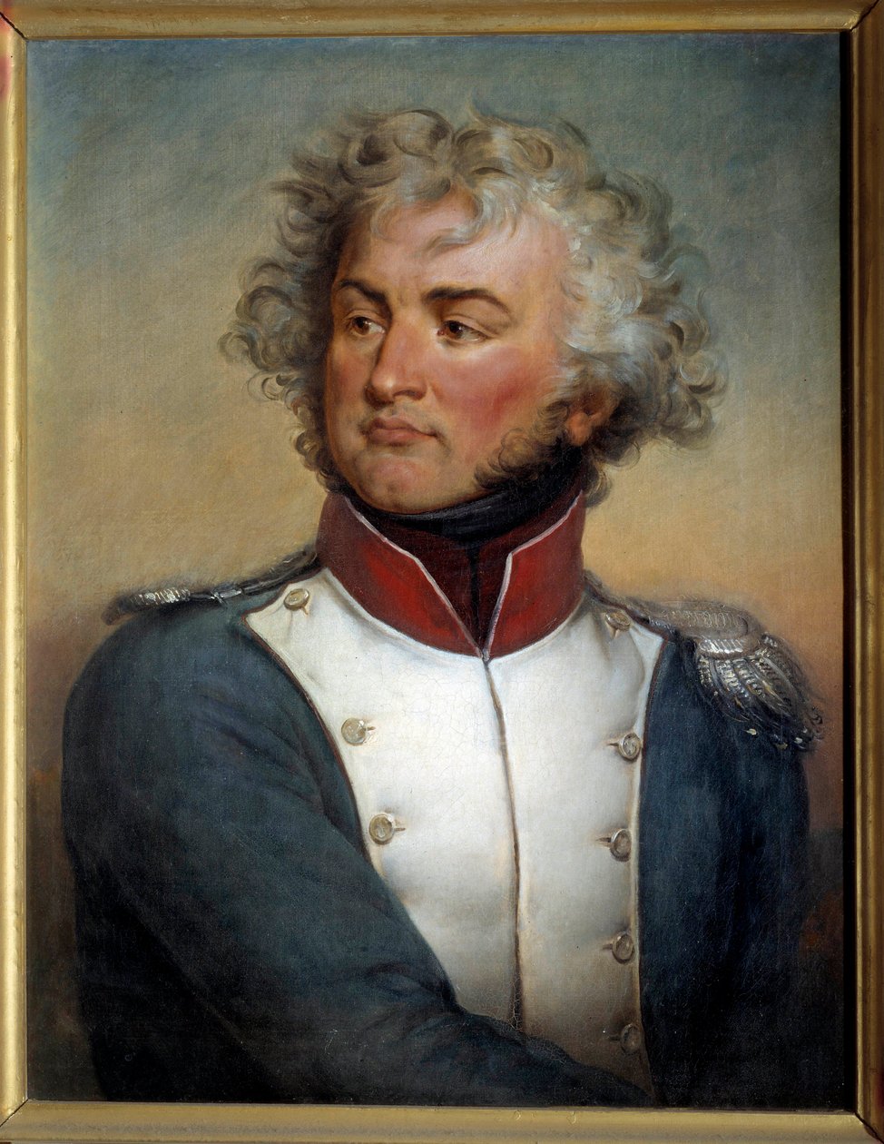 Jean Baptiste Kleber (1753-1800) alezredes portréja a Felső-Rajna 4. zászlóaljánál Paulin Guerin (1783-1855) festménye 1834 V. 0,72 x 0,55 m. alkotó: Paulin Jean Baptiste Guerin