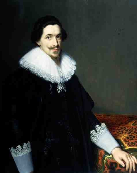 Van Voorst úr portréja (az egyik pár: 132050), 1628 alkotó: Paulus Moreelse