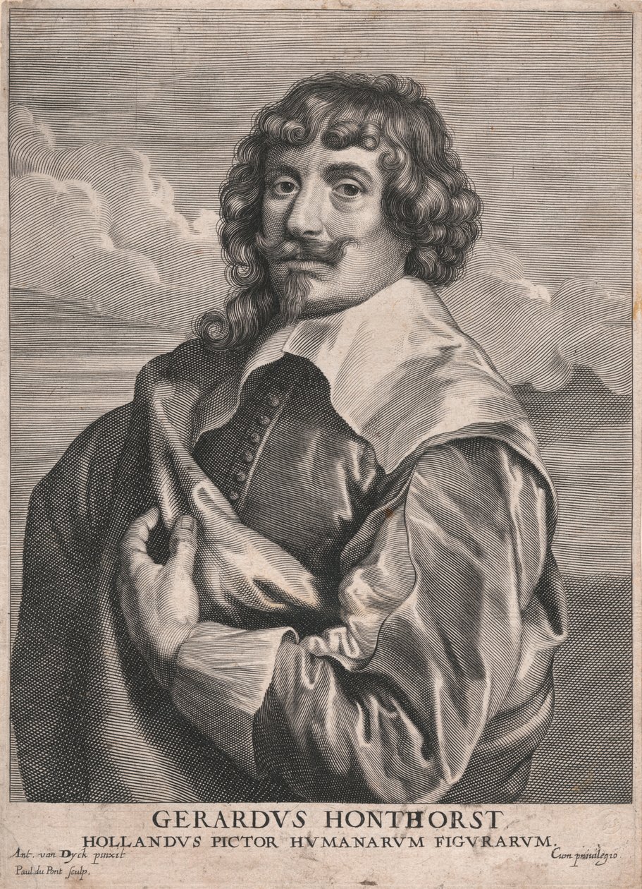 Gerardus Honthorst, az emberi alakok holland festője alkotó: Paulus Pontius