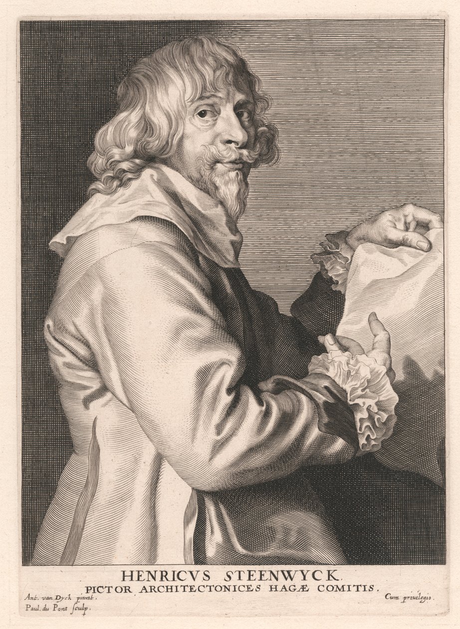 Henricus Steenwyck, a hágai gróf építészeti festője alkotó: Paulus Pontius