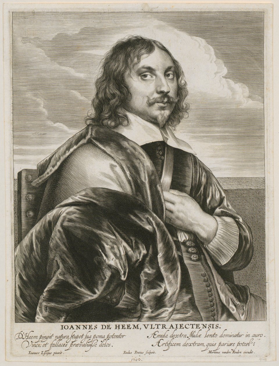 Johannes de Heem portréja alkotó: Paulus Pontius