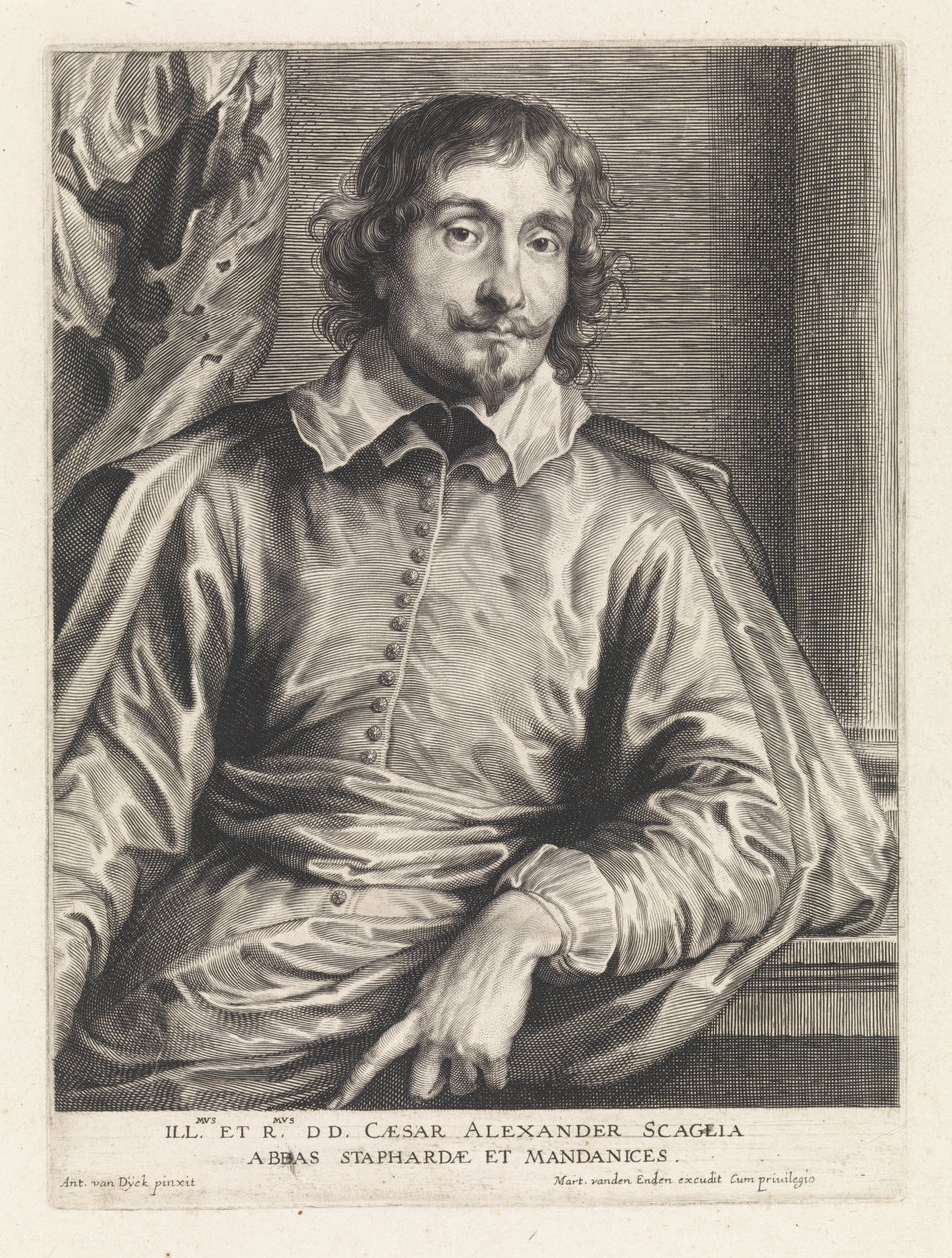 Cesare Alessandro Scaglia portréja alkotó: Paulus Pontius