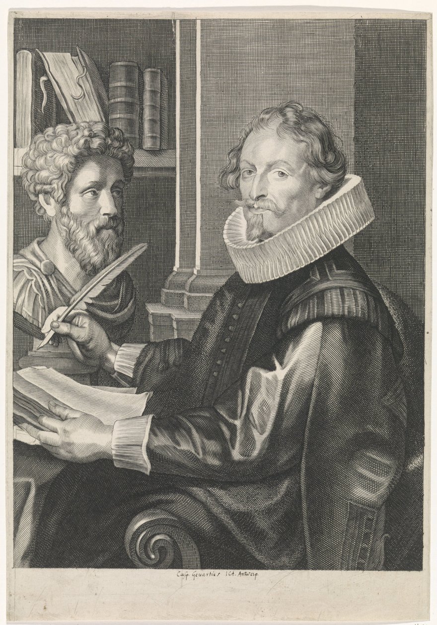 Jan-Gaspar Gevartius portréja alkotó: Paulus Pontius