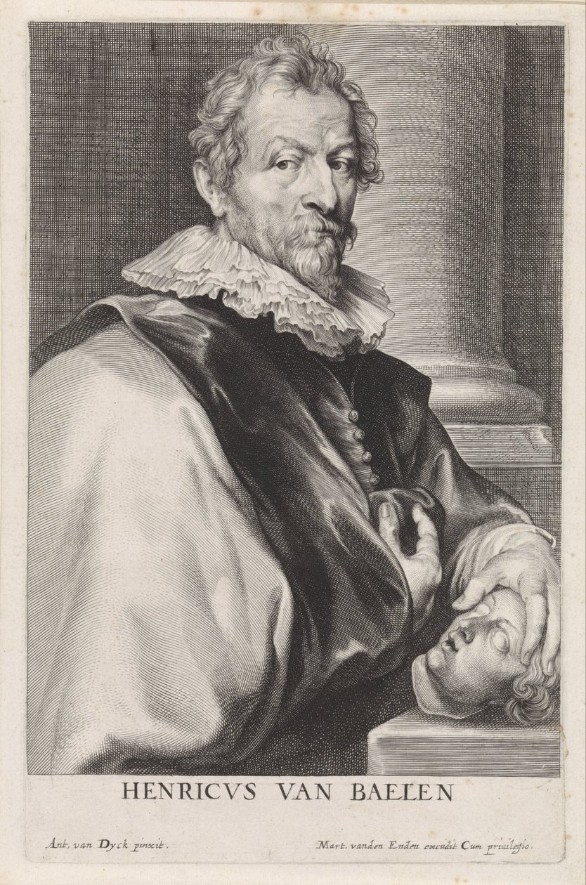 Hendrik van Balen festő portréja (I) alkotó: Paulus Pontius