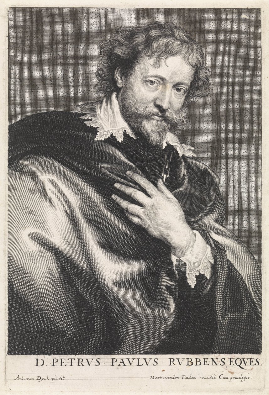 Peter Paul Rubens festő portréja alkotó: Paulus Pontius