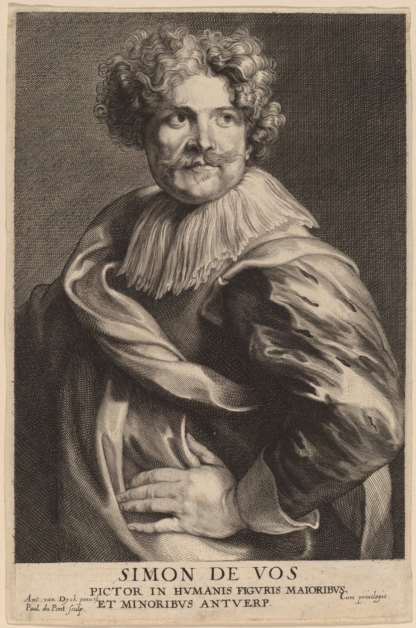 Simon de Vos alkotó: Paulus Pontius after Sir Anthony van Dyck