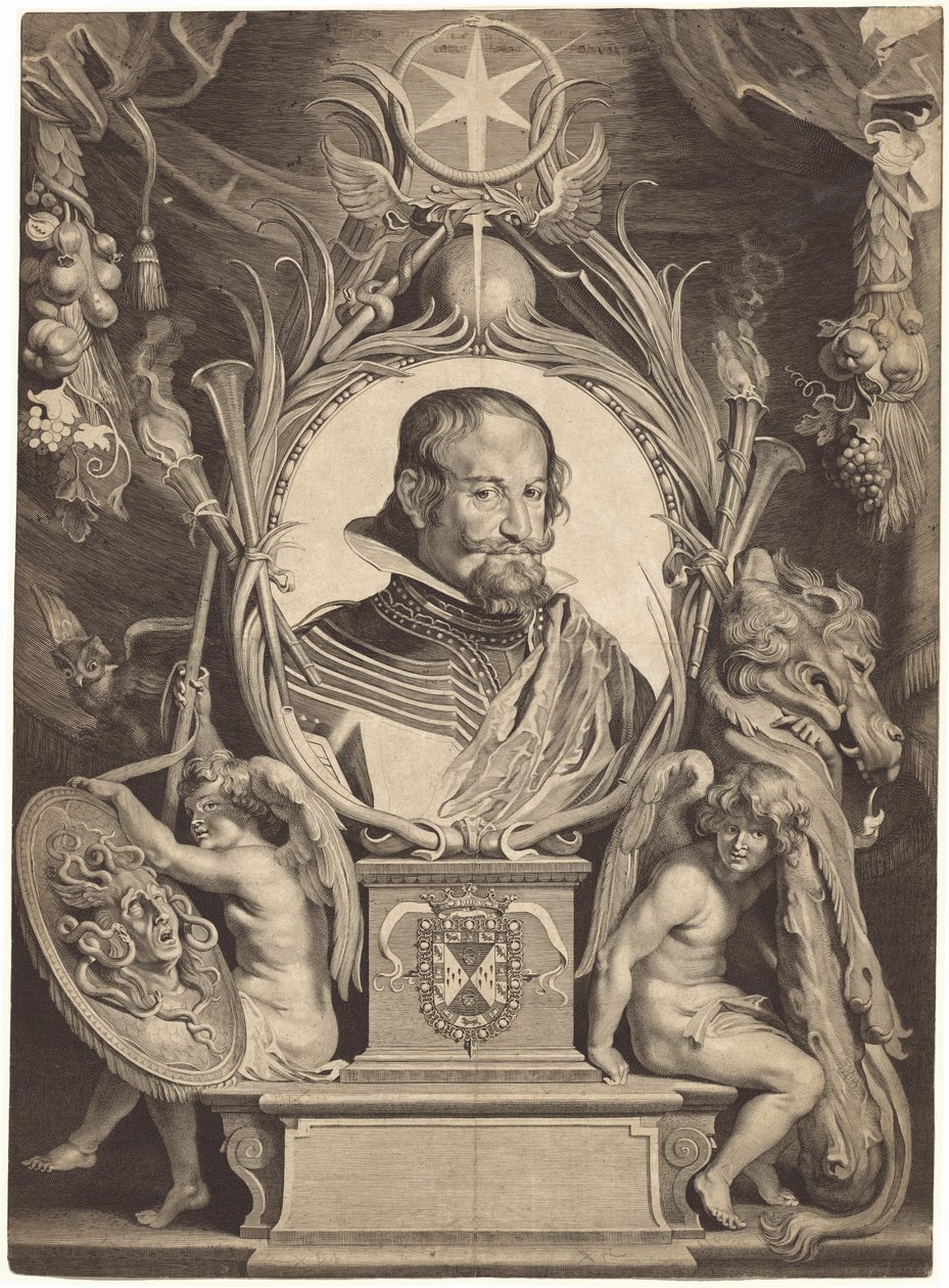 Gaspar de Guzman, Olivares grófja alkotó: Paulus Pontius, after Sir Peter Paul Rubens, after Diego Velázquez