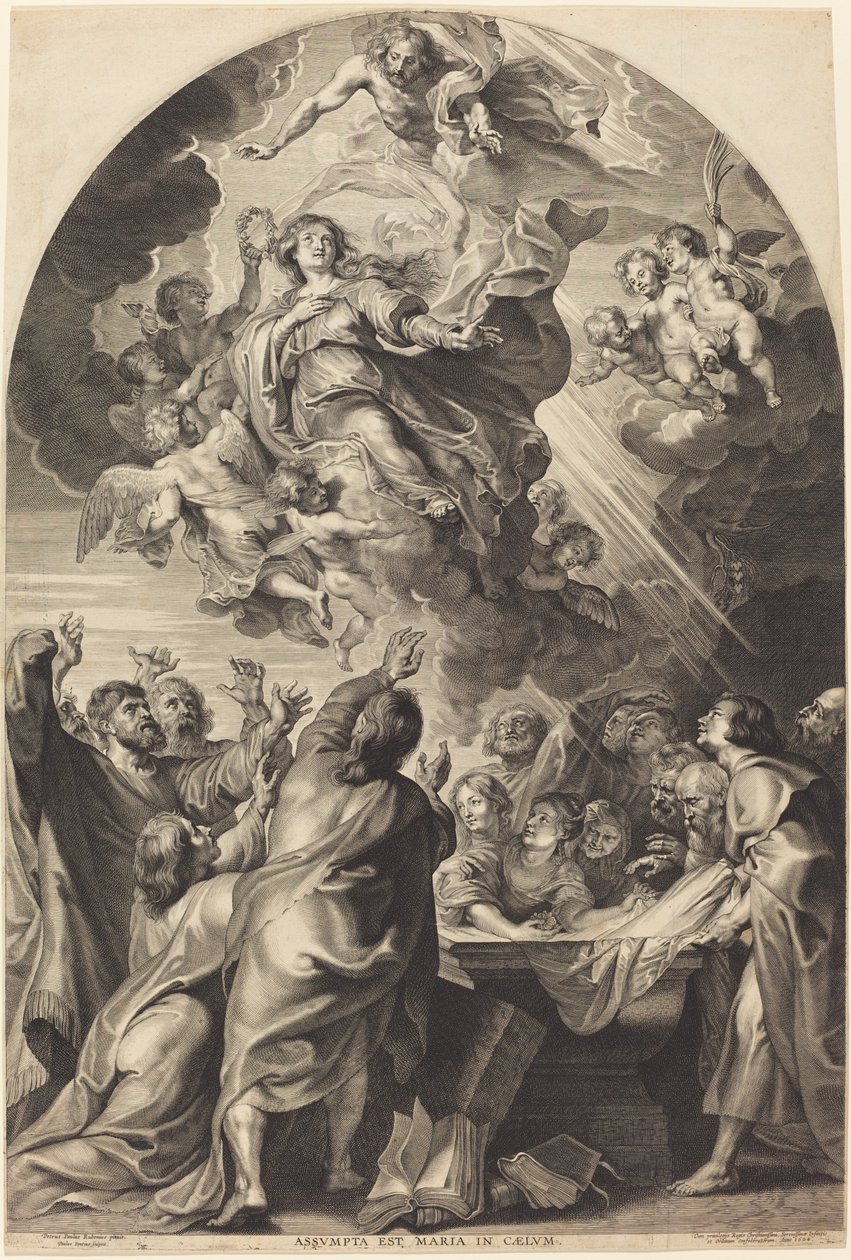 A Szűz mennybemenetele alkotó: Paulus Pontius, after Sir Peter Paul Rubens