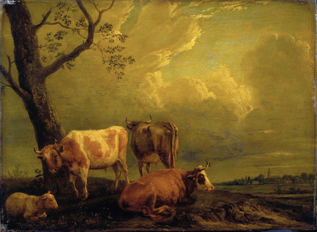 Szarvasmarhák és juhok alkotó: Paulus Potter