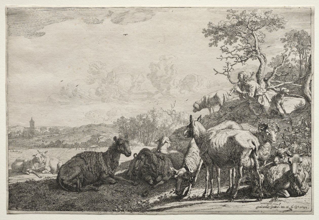 A juhász, 1644. alkotó: Paulus Potter