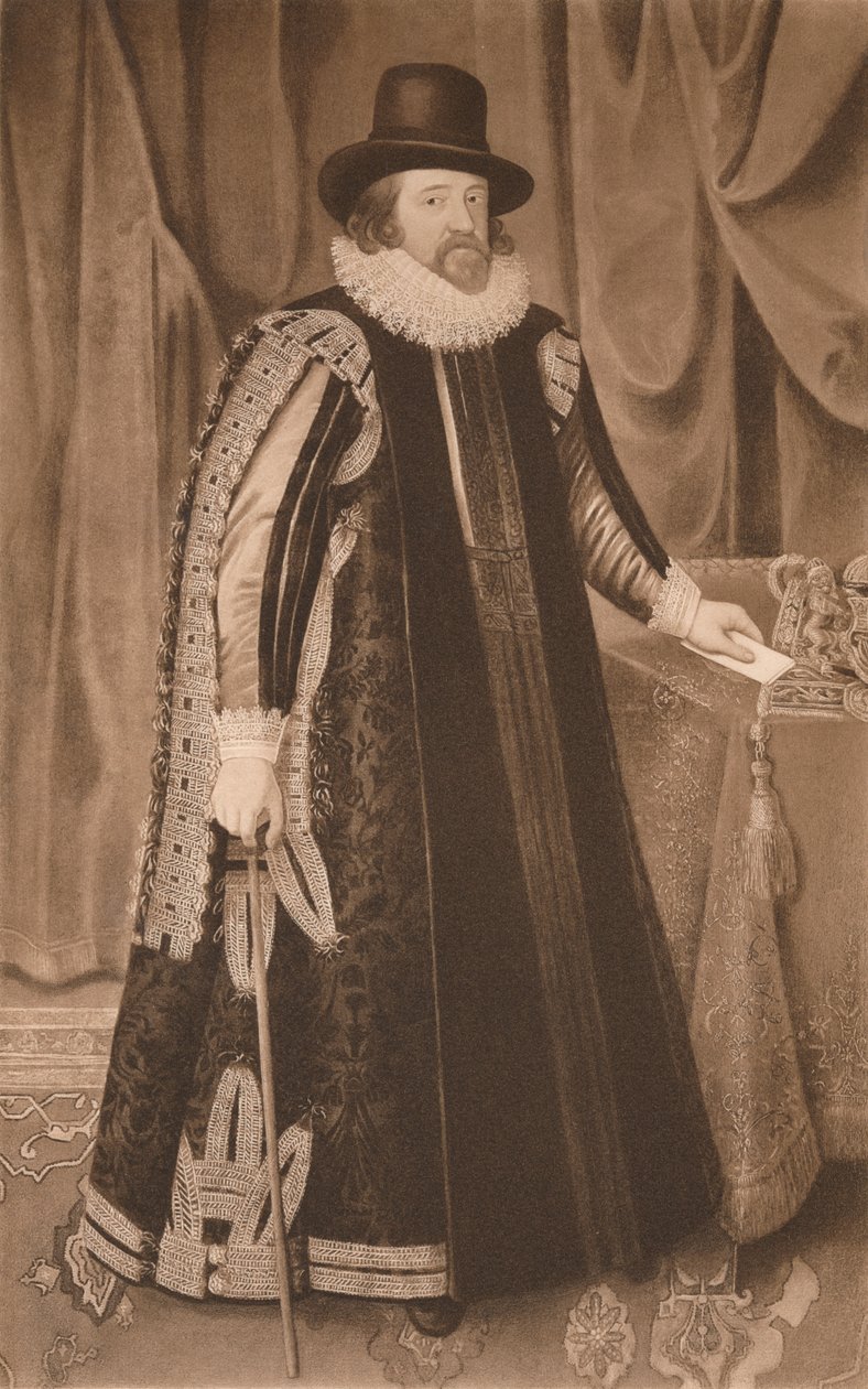 Francis Bacon, St. Albans vikomt, 1600, 1904 alkotó: Paulus van Somer