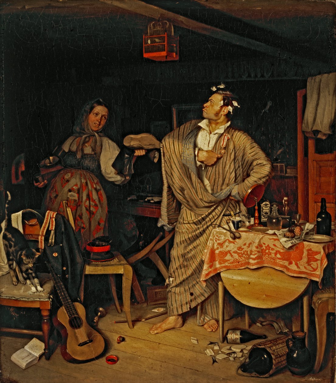 A friss lovas alkotó: Pavel Andreevich Fedotov