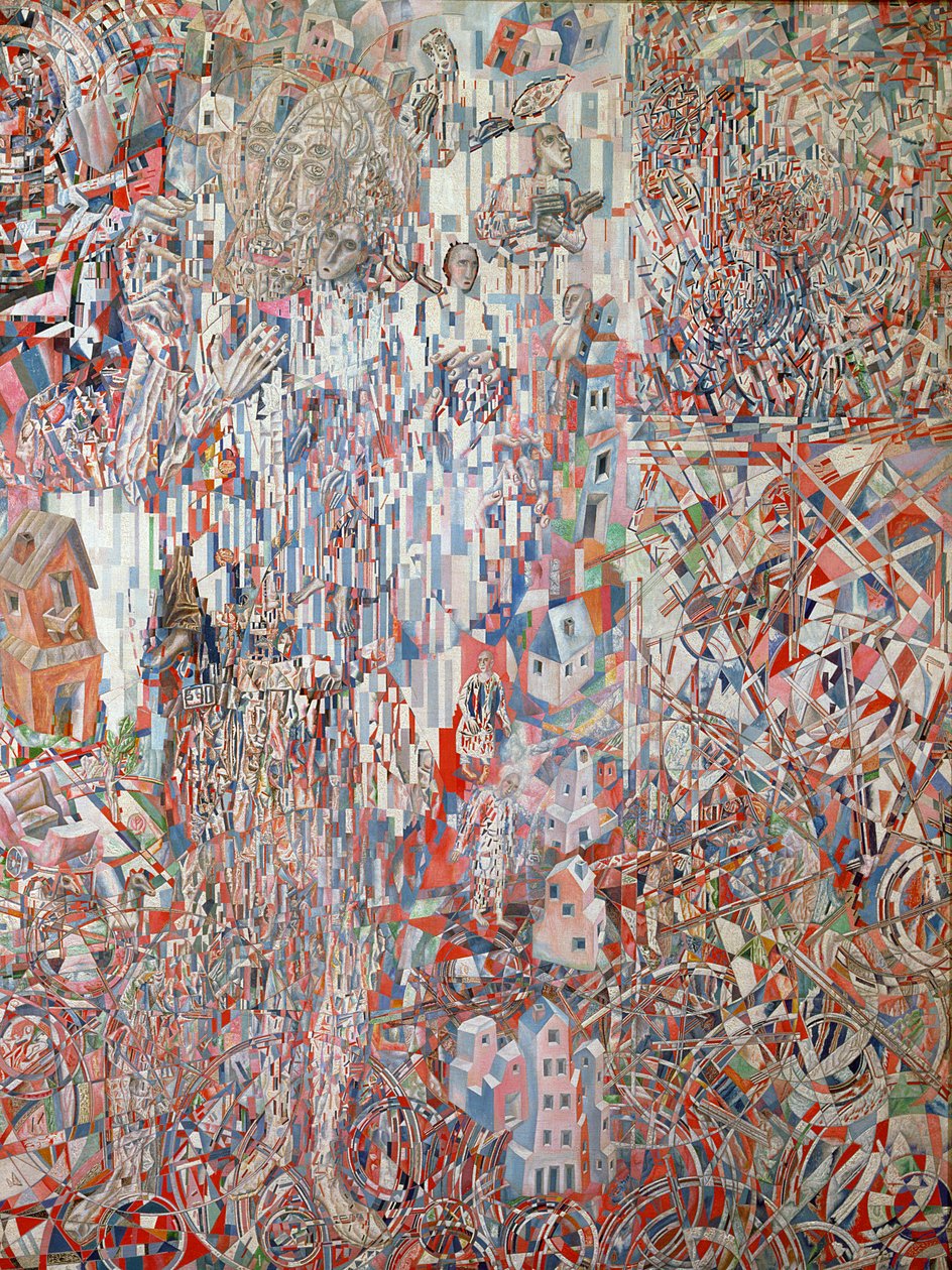 A Petrográdi Proletariátus képlete, 1920-21 alkotó: Pawel Nikolajewitsch Filonow