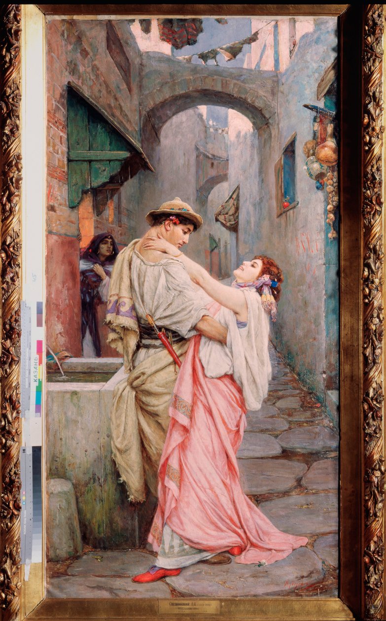 ""Messaline"" Valeria Messalina, grande debauchee de la Rome antik ábrázolása. Peinture de Pavel Alexandrovich Svedomsky (Svedomski) (1849-1904) 1900 Kazan, Tatár Köztársaság Állami Művészeti Múzeuma, Oroszország alkotó: Pavel Alexandrovich Svedomsky