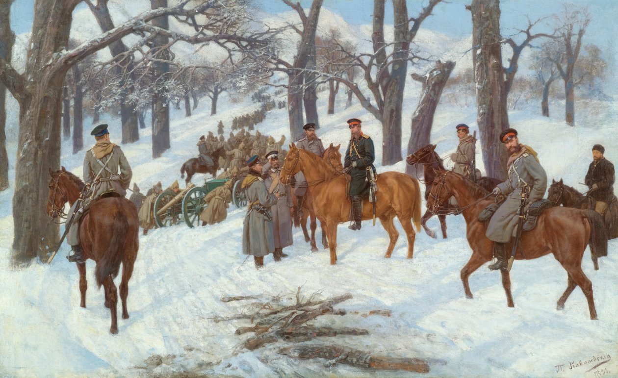 Iosif Gurko gróf tábornok a Balkánon alkotó: Pavel Osipovich Kovalevsky