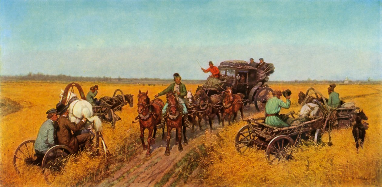 Egyházmegye látogatása, 1885, 1965. alkotó: Pavel Osipovich Kovalevsky