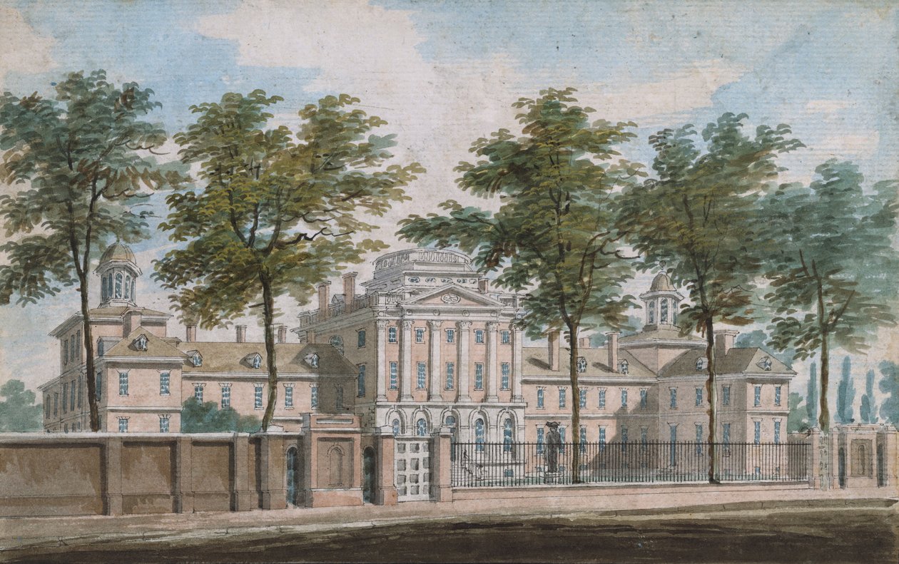 A Pennsylvania Kórház, Philadelphia, 1811-kb. 1813. alkotó: Pavel Petrovic Svin