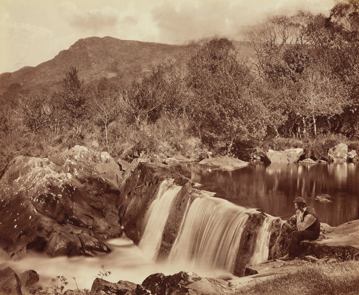 Vízesés, Wicklow megye,c. 1870 (fotó) alkotó: Payne Jennings
