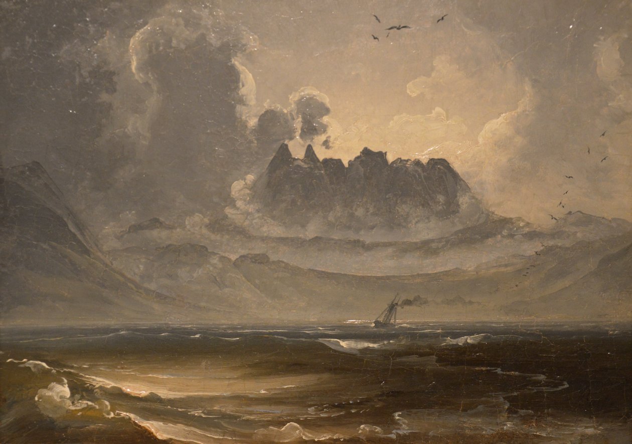 Hegyvidék Trolltindene alkotó: Peder Balke
