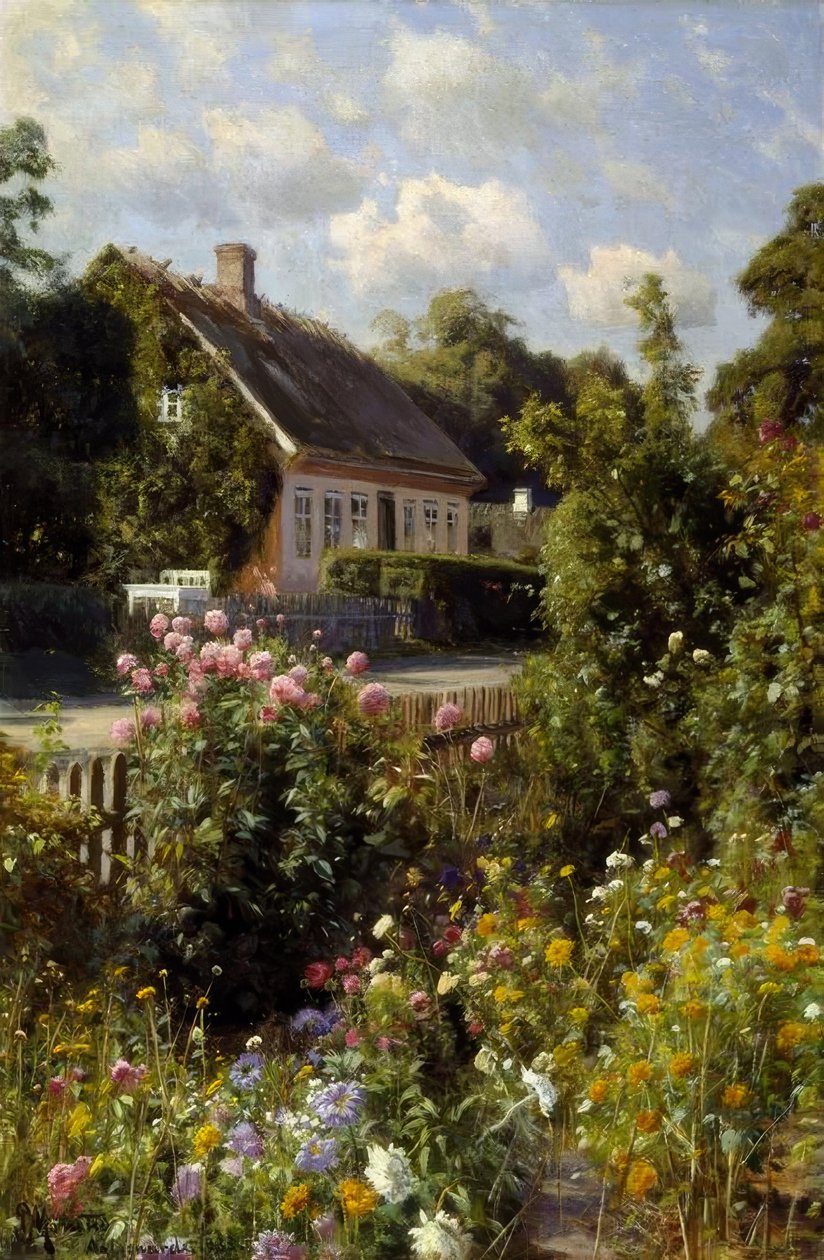 Virágzó előkert alkotó: Peder Monsted