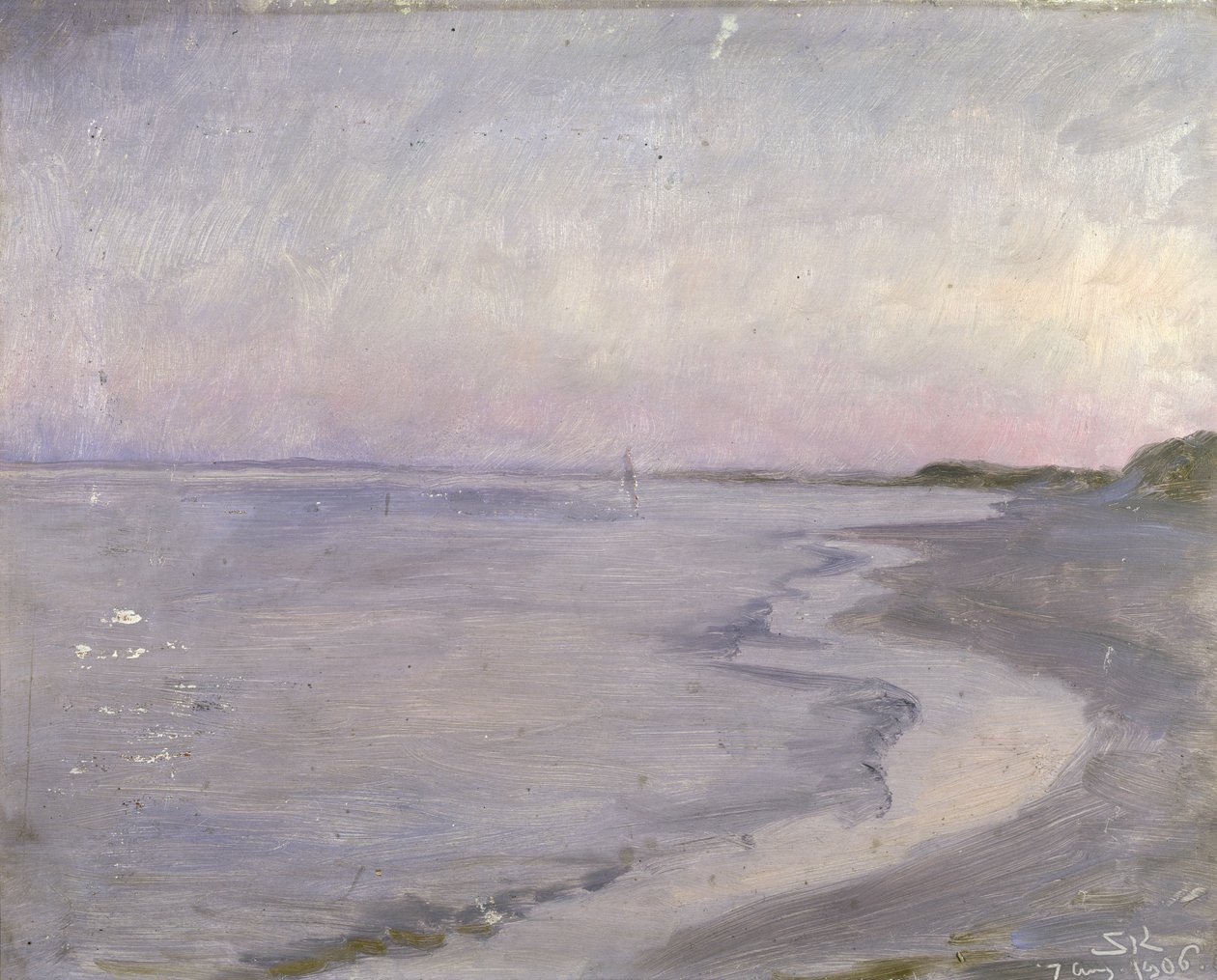 Tengerparti jelenet alkotó: Peder Severin Krøyer