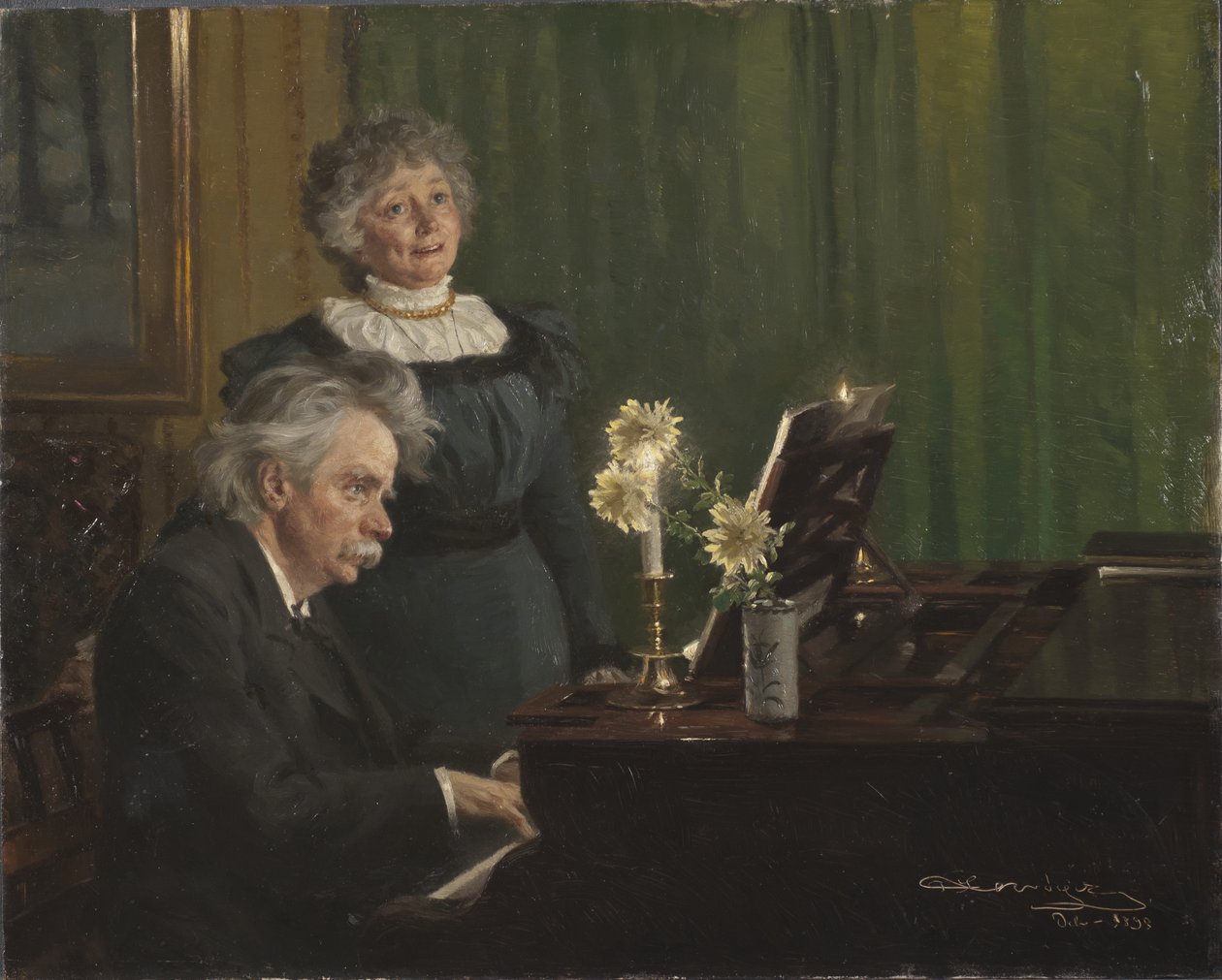 Edvard Grieg és Nina Grieg, 1898 alkotó: Peder Severin Krøyer