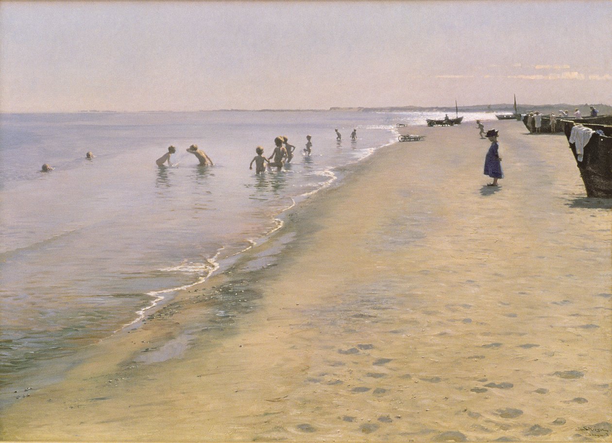 Nyári nap Skageni déli strandján, 1884 alkotó: Peder Severin Krøyer